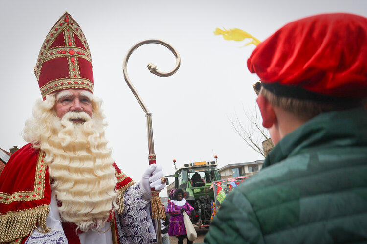 Sinterklaas komt op bezoek