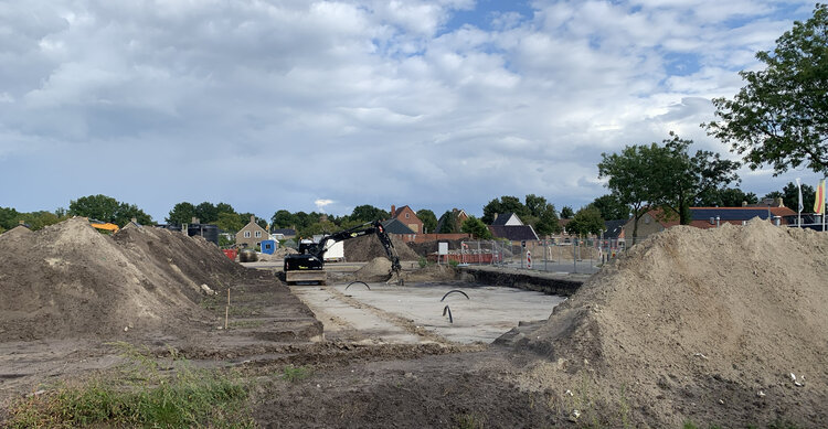 Nieuwbouw is begonnen