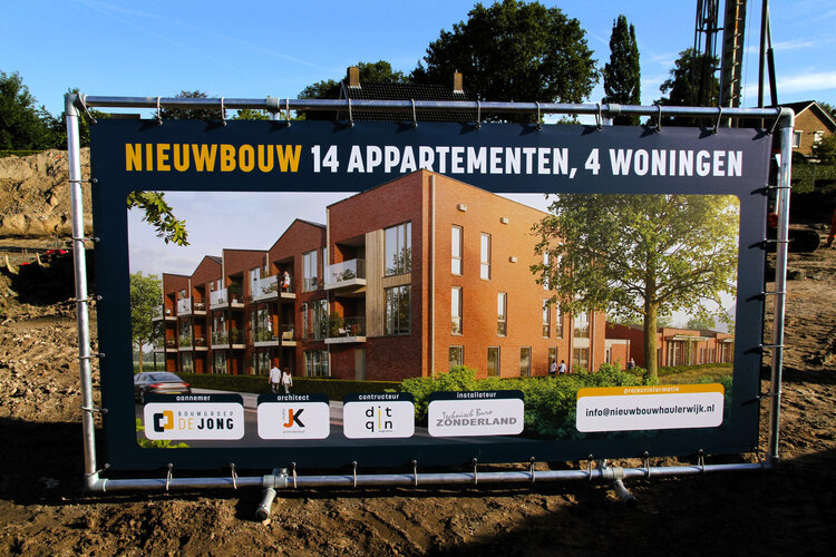 Bouw appartementen gestart