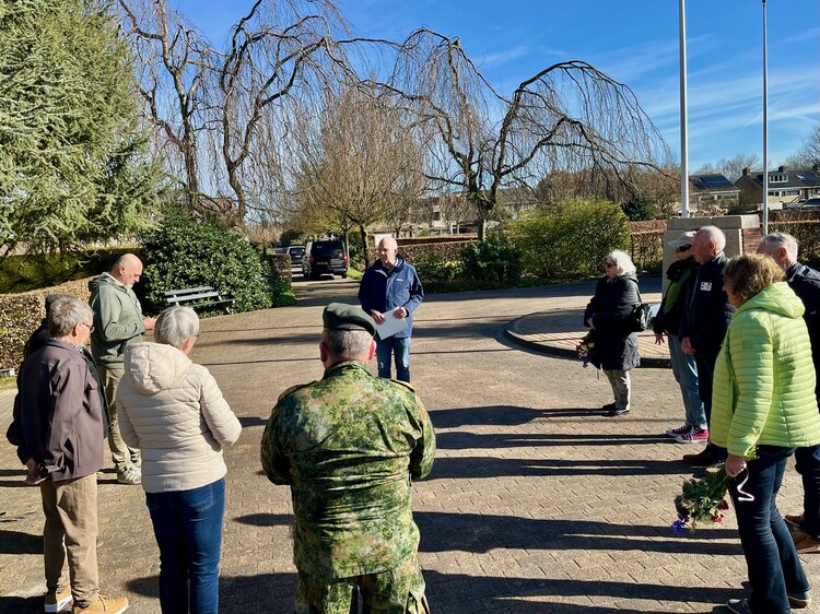 Herdenking Franse parachutist